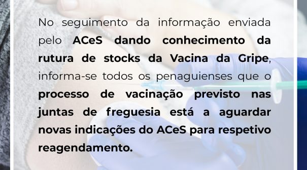 AVISO – VACINAS GRIPE