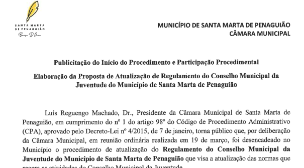 Início do Procedimento e Participação Procedimental