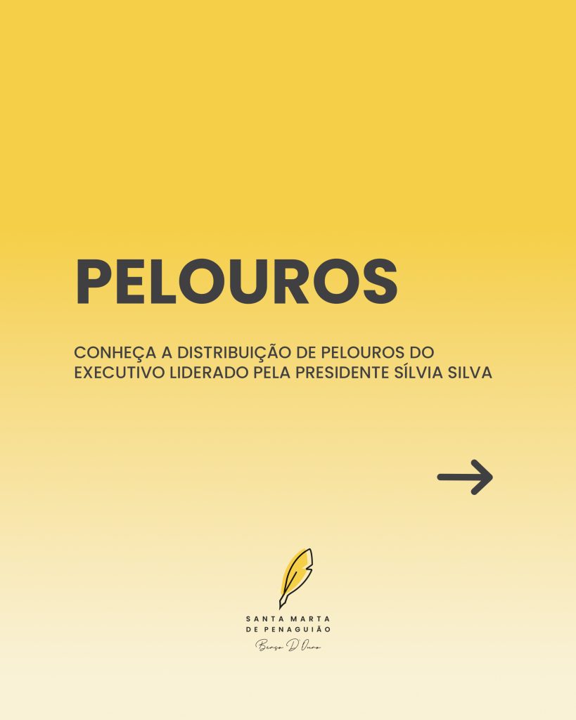  Distribuição de Pelouros 
