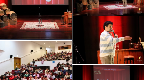 Risos e boa disposição marcaram a noite de stand-up comedy!