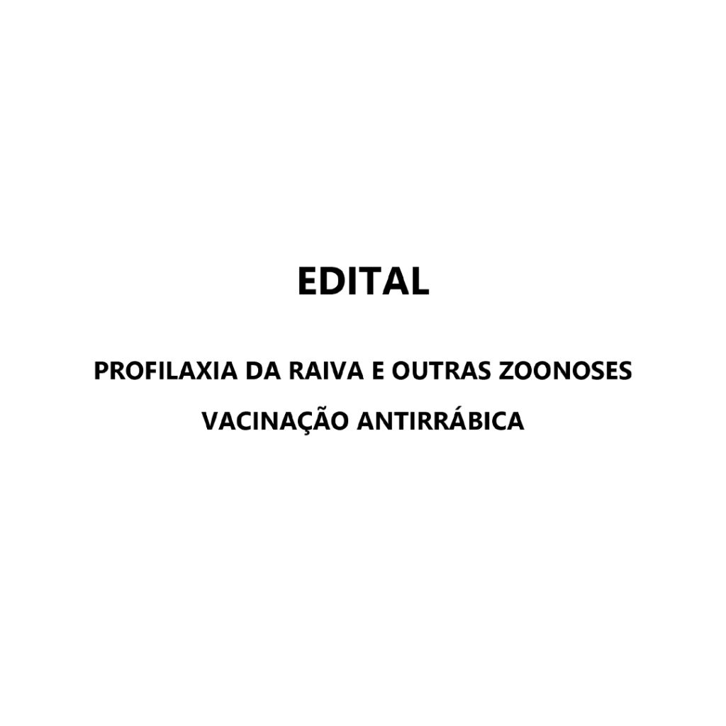 Vacinação Antirrábica – 2026 