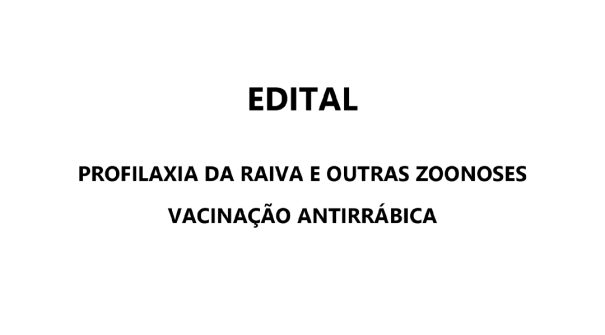 Vacinação Antirrábica – 2026
