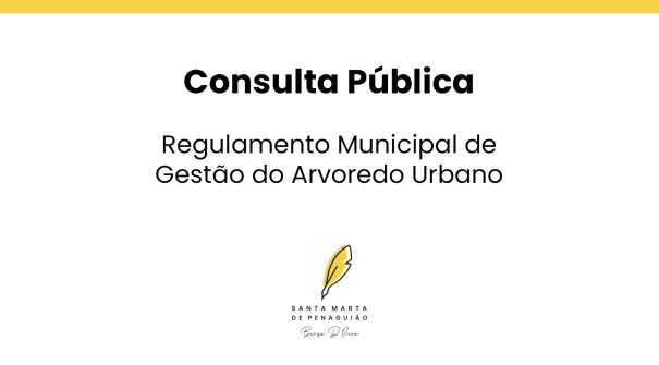 Consulta Pública – Regulamento Municipal de Gestão do Arvoredo Urbano