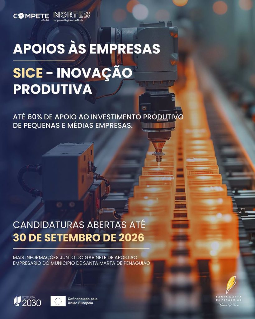  Até 60% de Apoio para Investir e Fazer Crescer a Sua Empresa 