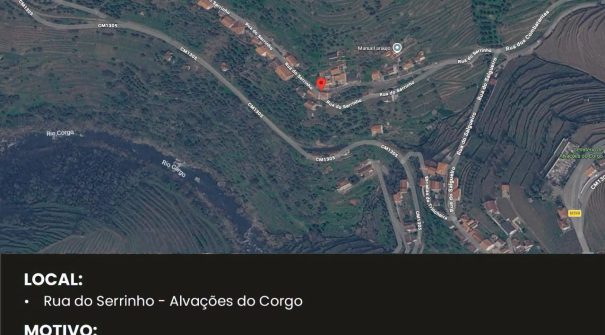 Corte de trânsito no Serrinho – Alvações do Corgo