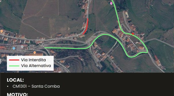 Condicionamento de trânsito em Santa Comba