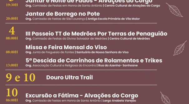 Agenda Cultural – Outubro